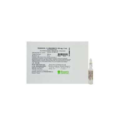 Tramadol Hcl solución Iny. 100mg/2ml (Biosano)