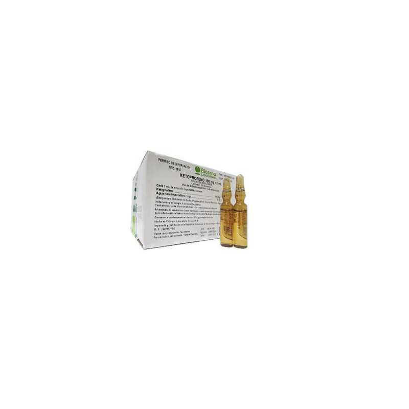 Ketoprofeno Iny.100mg/2ml (Biosano)