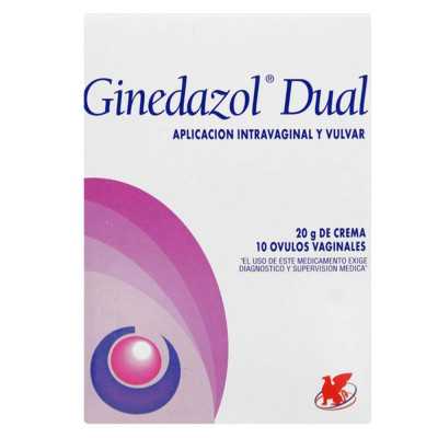 Ginedazol Dual crema vag.x20g+10ovulos