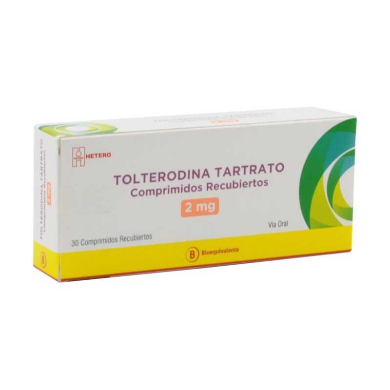 Tolterodina 2mg x30com (Sevenpharma)