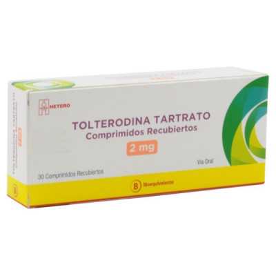 Tolterodina 2mg x30com (Sevenpharma)