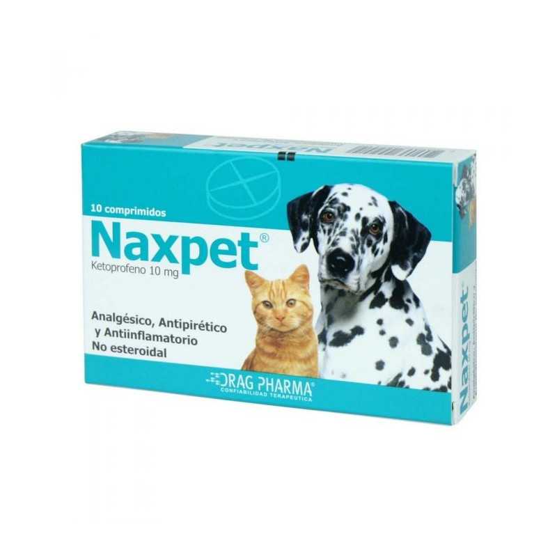 Naxpet Perro y gato 10mg x10com.
