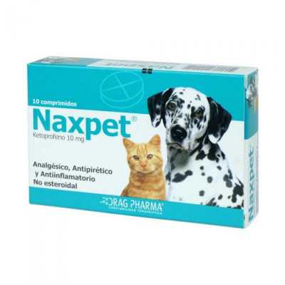 Naxpet Perro y gato 10mg x10com.