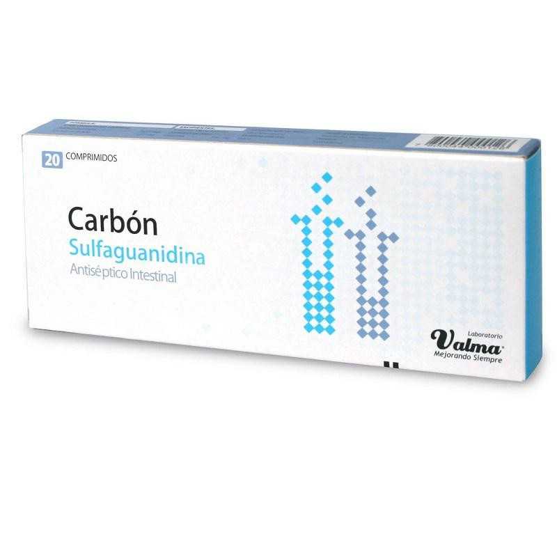 Carbon Sulfaguanidina x20com