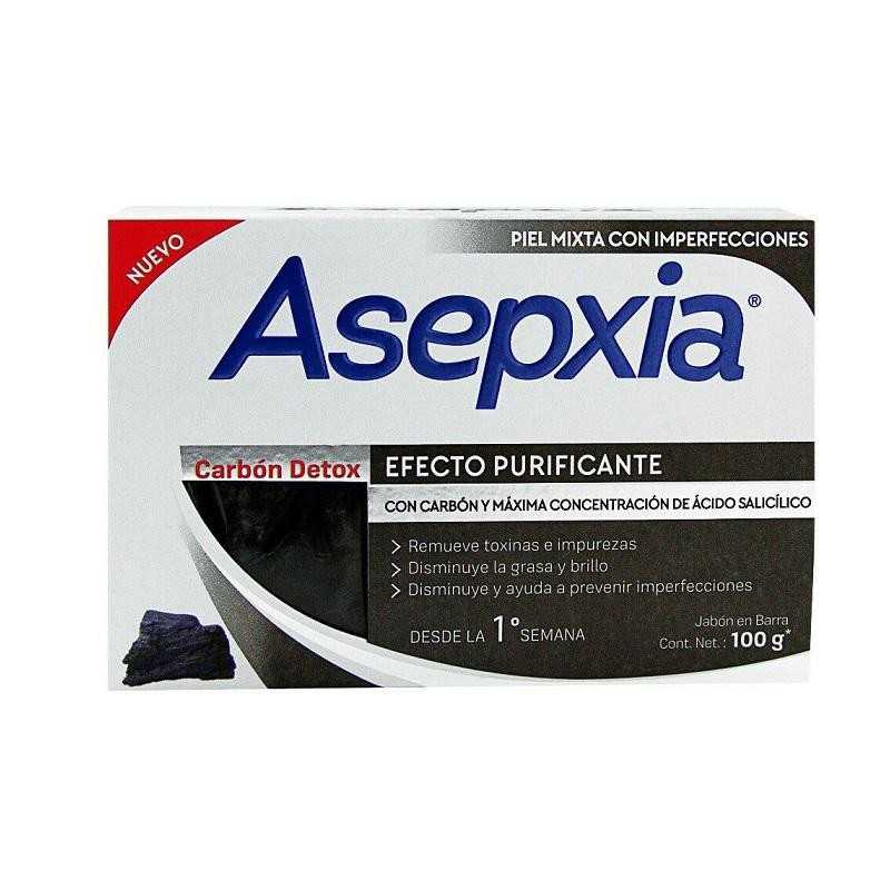 Asepxia Carbon detox jabon barra 100gr
