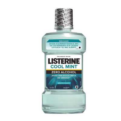 Listerine Enjuague bucal cool mint zero alcohol 1000ml