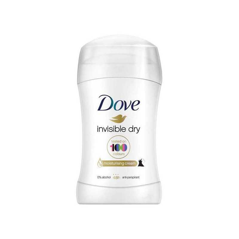 Dove Women desodorante barra invisible dry 40g