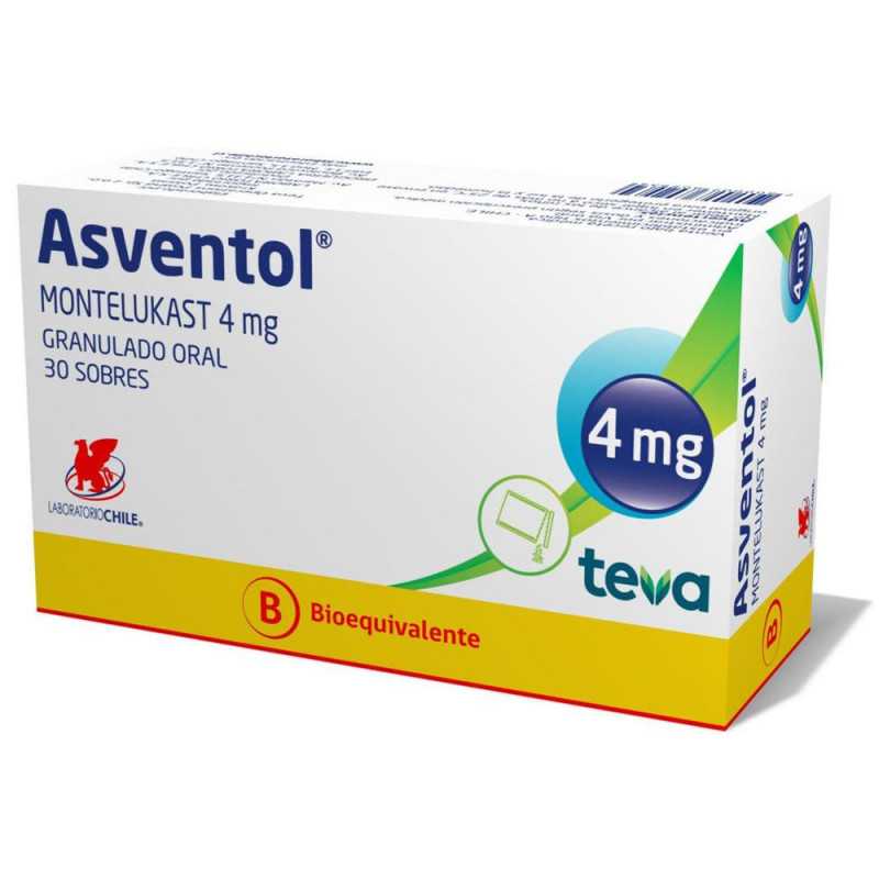 Asventol Granulado 4mg x30 sobres