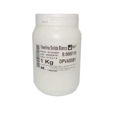 Vaselina Solida blanca usp 1kg (Reutter)