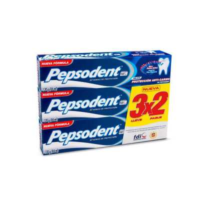 Pepsodent Pasta dental anticaries 130g pack 3x2