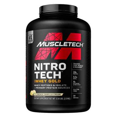 Nitro Tech Whey Gold Protein Vainilla Cream 5.5 lb