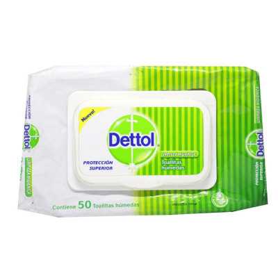 Dettol Toallitas humedas desinfectantes x50