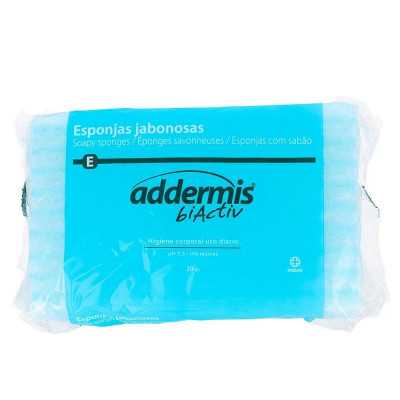 Addermis BiActiv Toalla Esponja jabonosa X 20 unidades