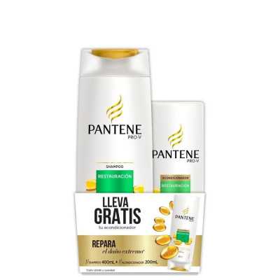 Pantene Restauracion shampoo 400ml + acondicionador 300ml