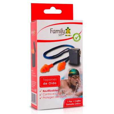 Tapones de oido agua y ruido x1 par (Family Set)