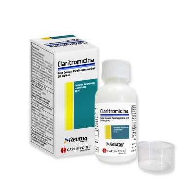 Claritromicina 250mg/5ml solucion oral X60ml Reutter (Cenabast)