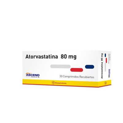 Atorvastatina 80mg x30com Ascend (Cenabast)
