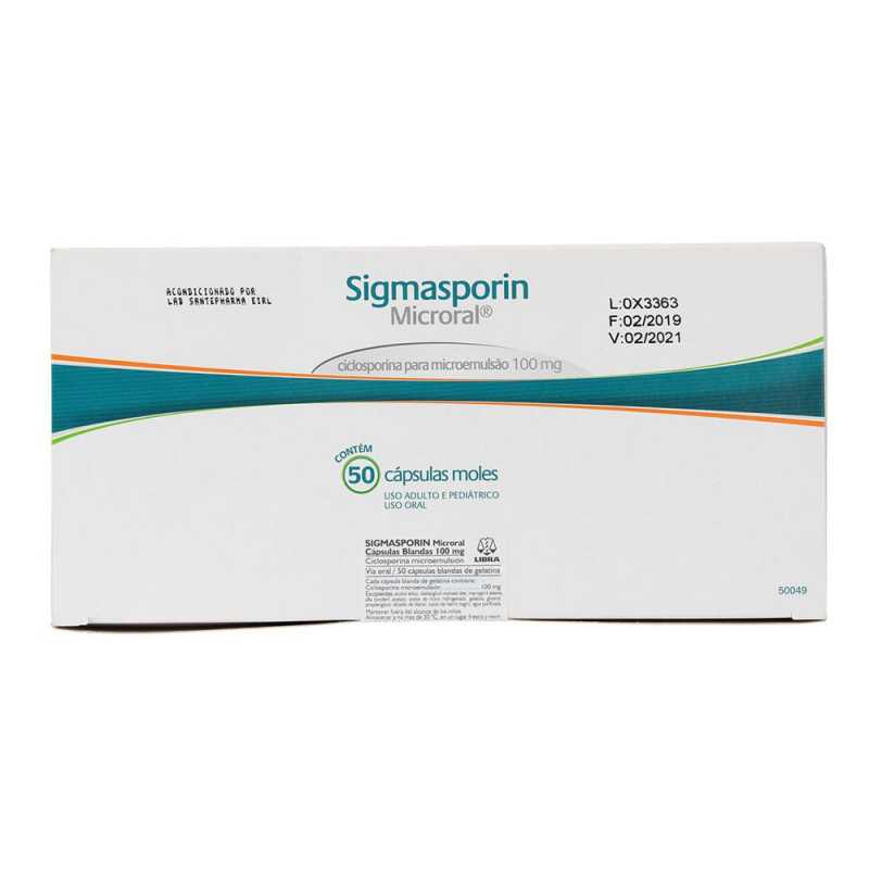 Sigmasporin Microral 25mg x50cap (Cenabast)