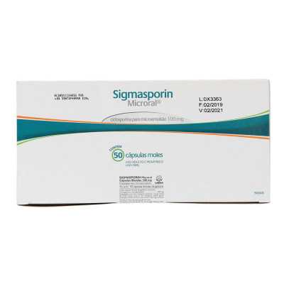 Sigmasporin Microral 25mg x50cap (Cenabast)