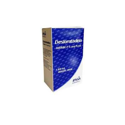 Desloratadina Jarabe 2,5mg/5ml frasco 60ml (Iphsa)