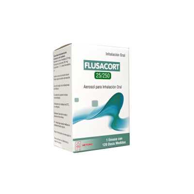 Flusacort 250/25 inhalador x120dosis