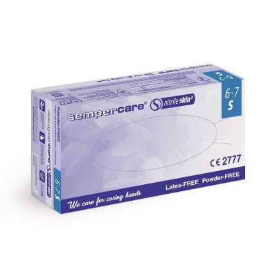 Guante Nitrilo morado talla S x100 (Sempercare)