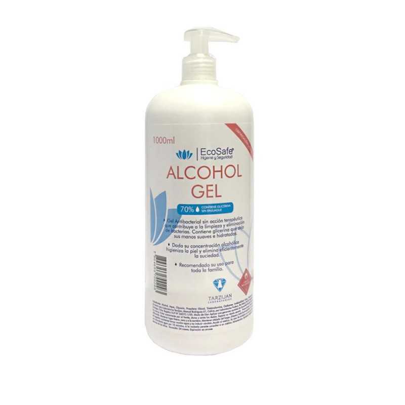 Alcohol Gel con glicerina 1000ml (Safe Pro)