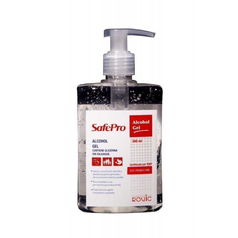 Alcohol Gel con glicerina 340 cc (Safe Pro)