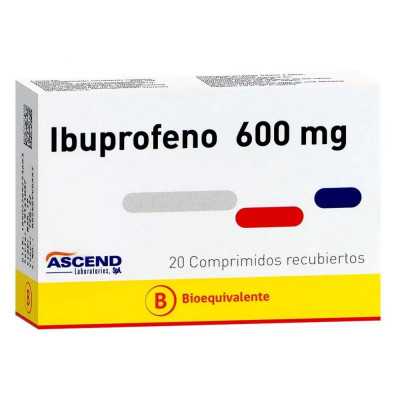 Ibuprofeno 600mg x20com. (Ascend)