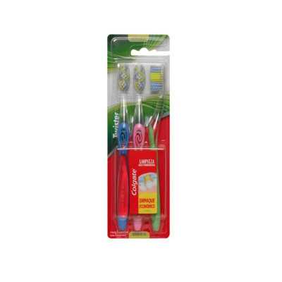 Colgate Cepillo dental twister tripack