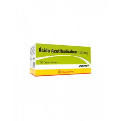 Acido Acetilsalicilico 100mg x100com. (Opko)