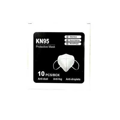 Mascarilla KN95 Color Negro Caja x 10