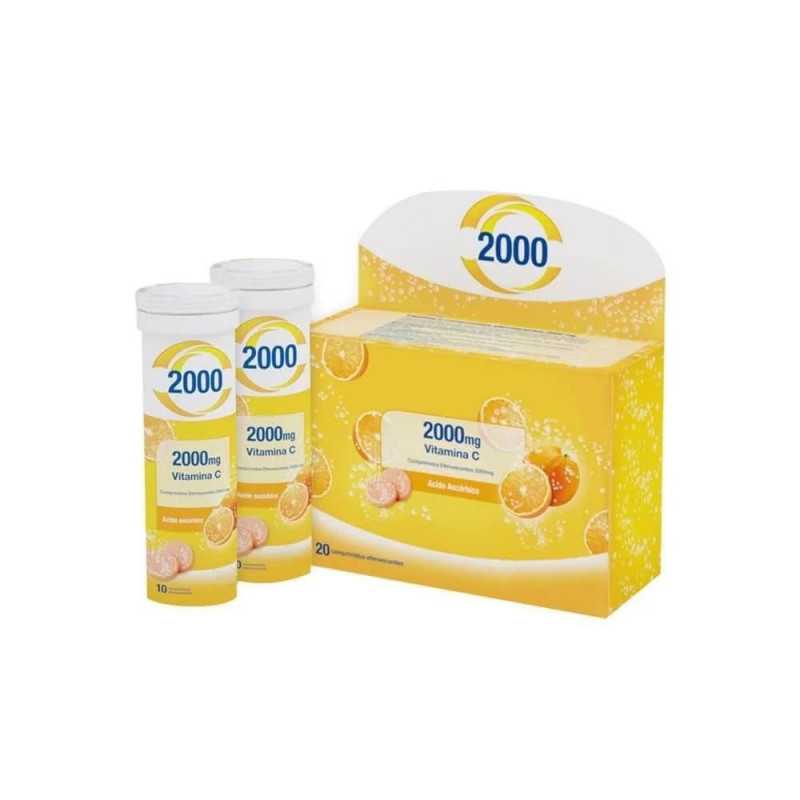 Vitamina C efervescente 2000mg x20com