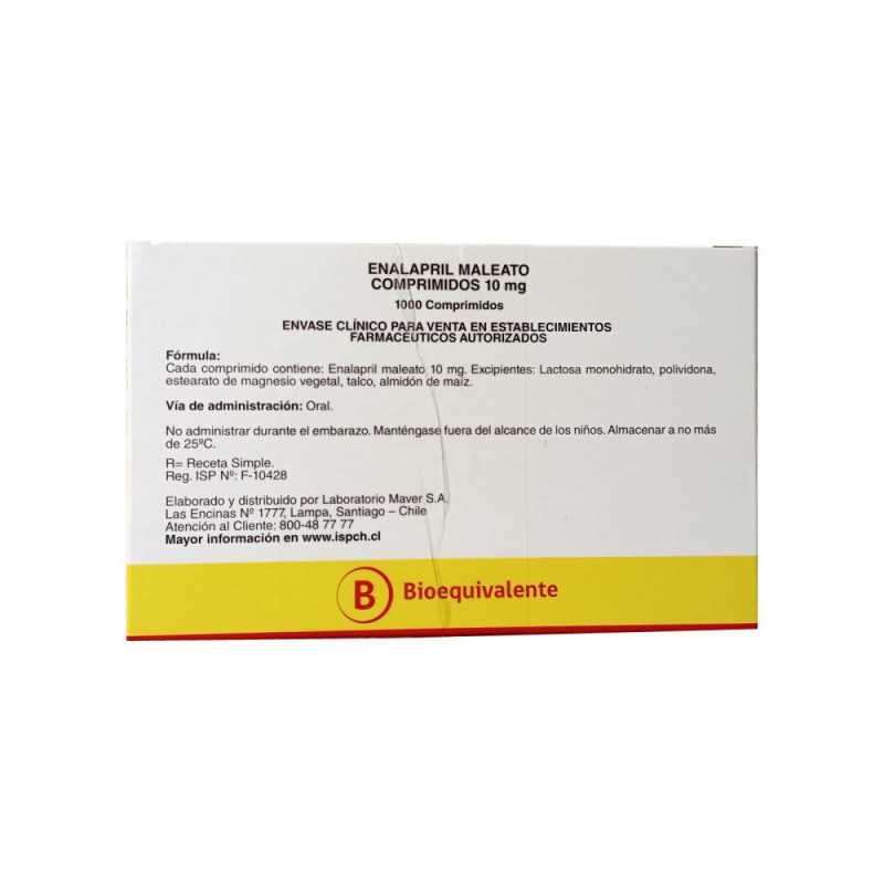 Enalapril 10mg x40com (Maver)