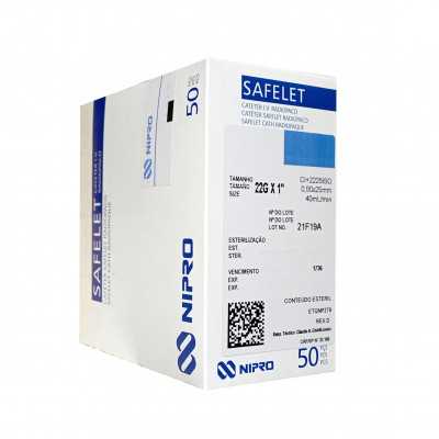 Cateter I.V. Con teflon 22gx1" x50 (Nipro)