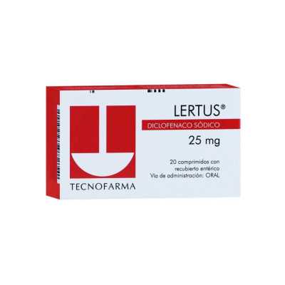 Lertus 25mg x20com (Cenabast)