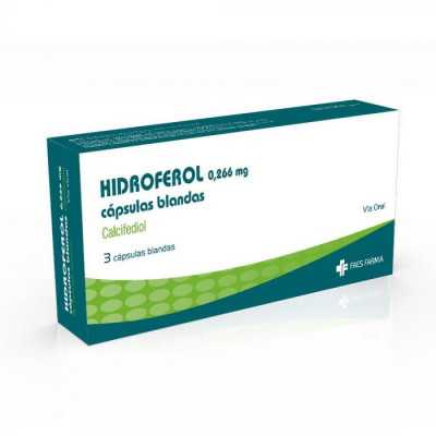 Hidroferol 0,266mg x3cap
