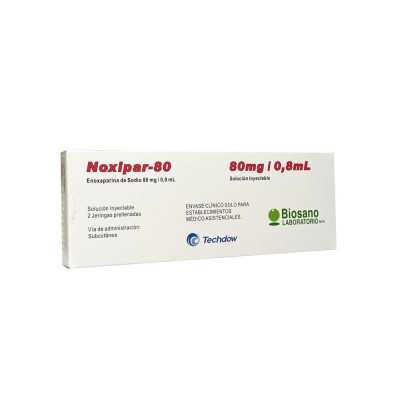Noxipar-80 Solución Inyectable 80mg/0.8ml x 2 jeringas