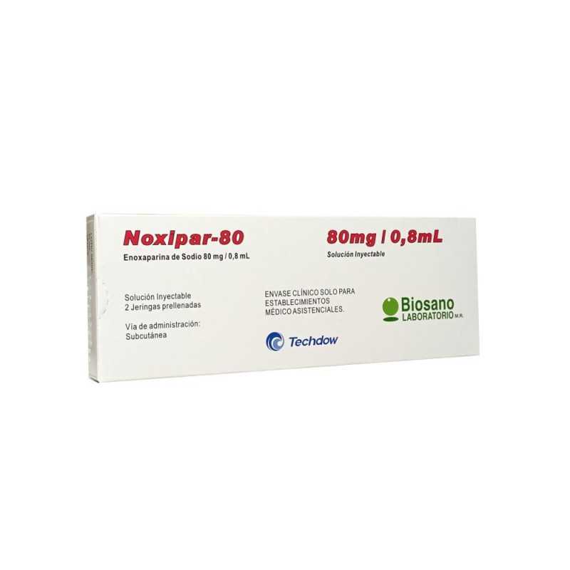 Noxipar-80 Solución Inyectable 80mg/0.8ml x 2 jeringas