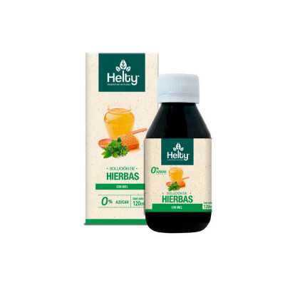 Solución de Hierbas con Miel 120ml (Helty)