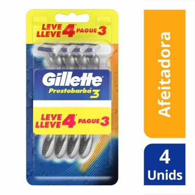 Gillette Prestobarba 3 x4