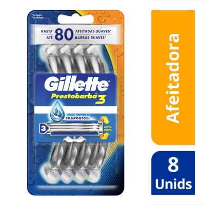 Gillette Prestobarba 3 x8
