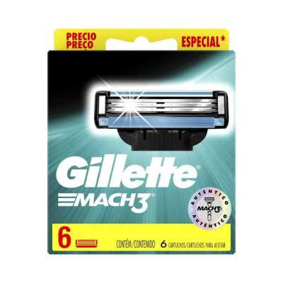 Gillette Mach3 repuesto x6