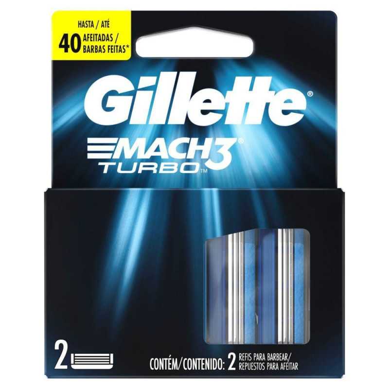 Gillette Mach3 Turbo repuesto x2