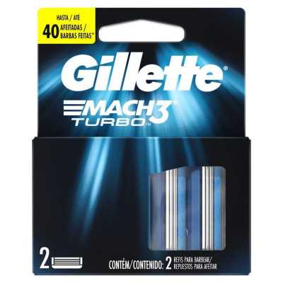 Gillette Mach3 Turbo repuesto x2