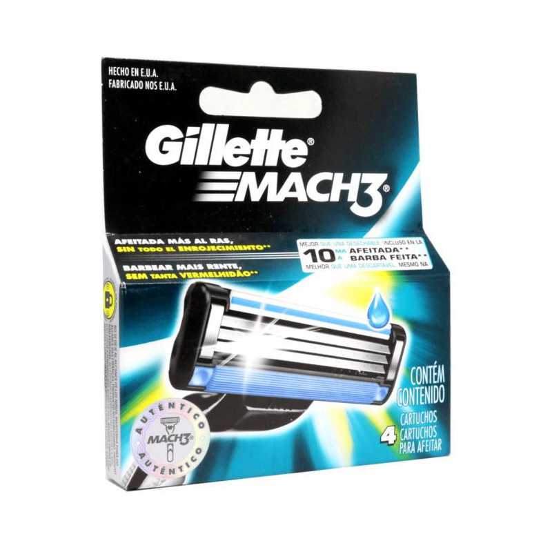 Gillette Mach3 repuesto x4