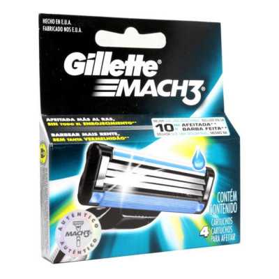 Gillette Mach3 repuesto x4