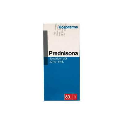 Prednisona 20mg/5ml Suspensión Oral 60ml (Hospifarma)