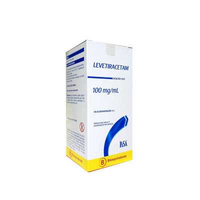 Levetiracetam 100mg/ml solucion oral 300ml Pisa (Cenabast)