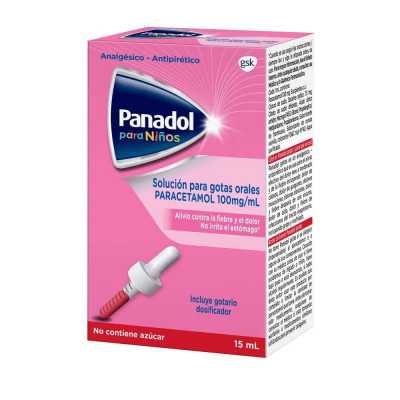Panadol Para niños 100mg/ml Gotas 15ml